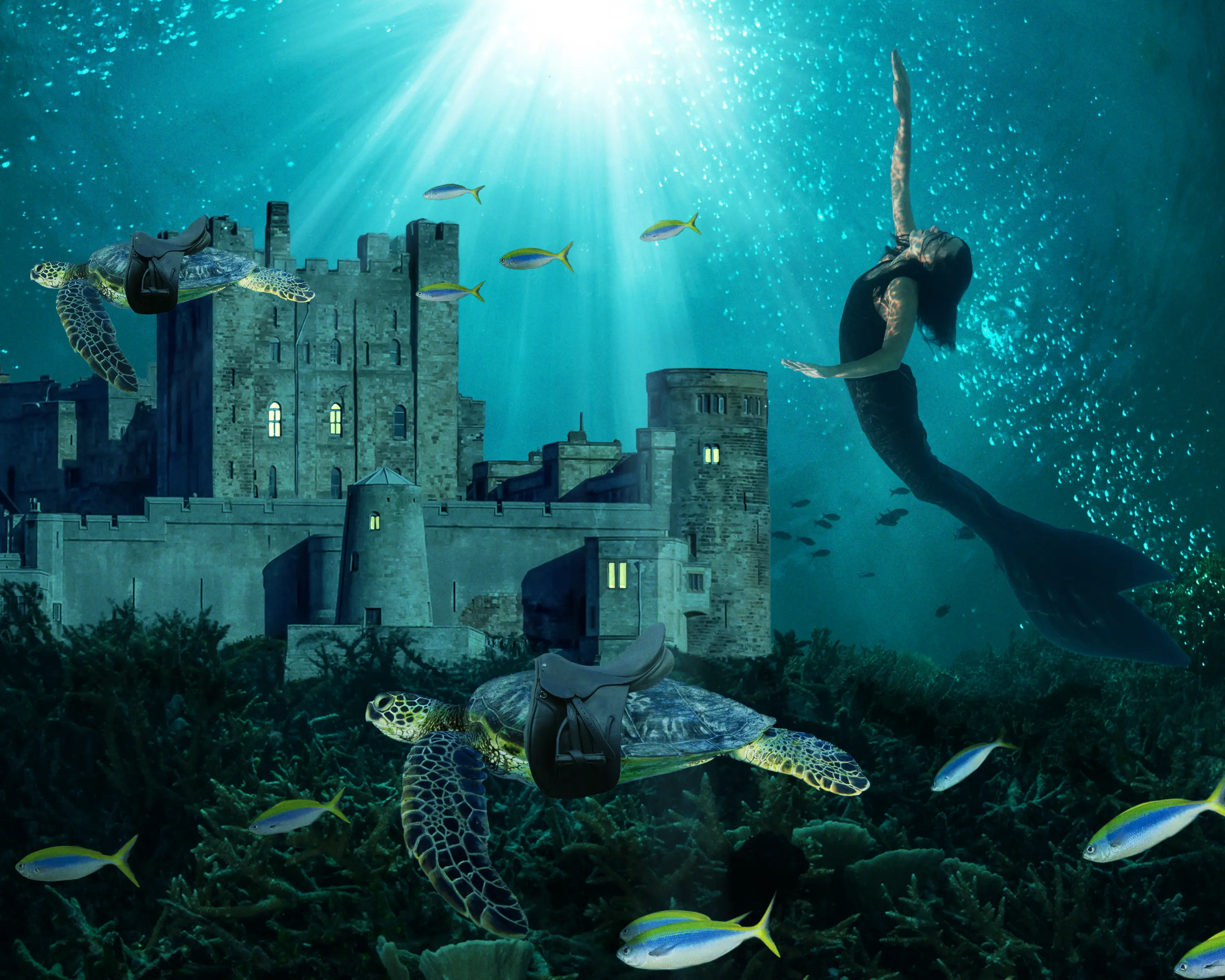 Whimsical underwater world